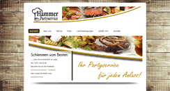 Desktop Screenshot of partyservicehammer.de
